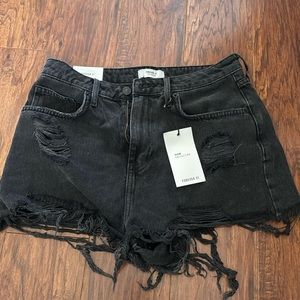forever 21 distress shorts size US 28